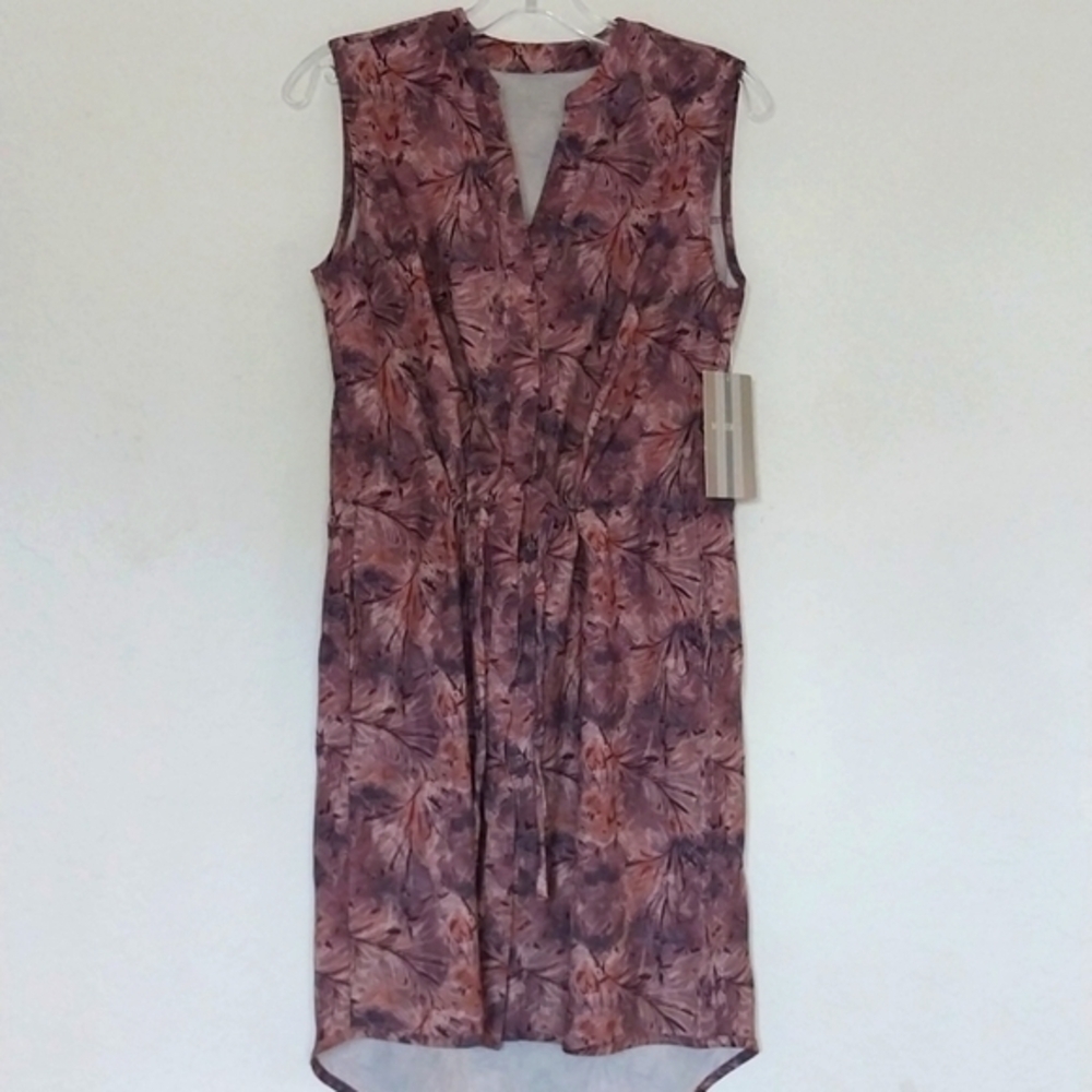 MONDETTA Performance Luxury Snap Shirt Dress Size Small NEW
